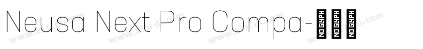 Neusa Next Pro Compa字体转换